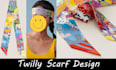 create unique twilly scarf pattern design for you