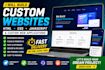 develop HTML, CSS, javascript and custom web application