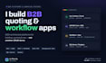 build a b2b saas platform with quoting, workflow and asp net core