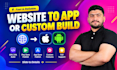 convert website to app for android and ios with webview