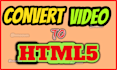 convert any video format to HTML5