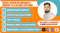 create, design or redesign and convert to a fillable pdf form
