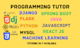 tutor you machine learning python django java spring boot sql react js