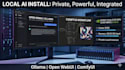 install ollama, open webui, comfyui with full integration
