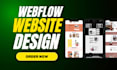 be your webflow developer for webflow design webflow website and webflow