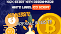develop ico website, token website, ico presale, web3 dapp, presale website