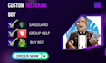 setup custom telegram bot shop creation for your crypto community