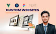 build custom websites buisness, company, salon, taxi, insurance, fitness