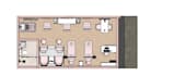 do 2d to 3d floor plan, interior design, 3d rendering