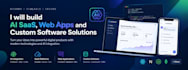 build ai saas, web apps and custom software solutions