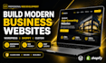 build a professional wordpress, shopify, or custom business website