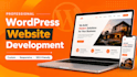 design and develop wordpress website with professional website builder