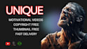 create monetizable motivational videos for youtube