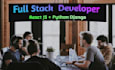 create website using python django and reactjs as a full stack web developer