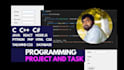 expert programming for java, c, cpp, project and task