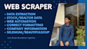 create automated bots, web scraping, browser automation using selenium