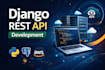 develop python django rest api for web or mobile application
