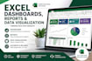 create excel dashboards, reports and data visualization