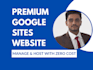 create a professional business website using google sites
