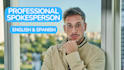 be your spokesperson video or ugc video creator in english