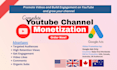do organic youtube video promotion to make video viral and channel monetization