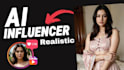 create realistic ai generated influencer for instagram and social media