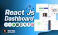 build admin dashboard admin panel, portal on react js, node js, django