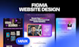 do figma website design or website mockup design