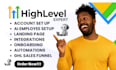 gohighlevel automation sales funnel landing page go high level course set up