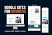 design a professional google sites website for your business