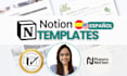 custom notion templates and workspaces for productivity