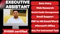 personal administrative virtual assistant, general executive research assistant