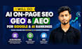 do ai on page SEO, GEO and aeo for google and ai rankings