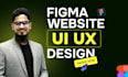 do figma website design, website ui ux design, website figma design ui ux