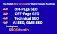 do complete on page, off page and technical SEO