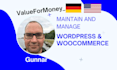 maintain and manage your wordpress or woocommerce website