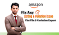 fix amazon variations and create fba fbm listings