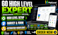 build gohighlevel website ghl landing page sales funnel automation