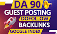 write and publish article on high da90 blogs with SEO dofollow backlinks