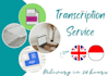 transcribe from any file to word