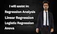 do linear, logistic, random forest regression analysis, anova in python, spss, r