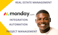 setup real estate management with monday CRM