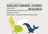 research zoology, animal science