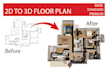 make a 3d sketchup model from your plan or sketch