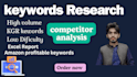 do high volume low kd keyword research with competitive analysis and kw gap