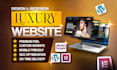 build luxury website design and website development