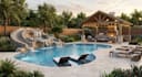 design backyard front yard terrace deck garden pool patio 3d landscape rendering