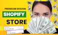 design automated shopify dropshipping store, shopify ecommerce website