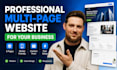 create a professional multi page website for your business