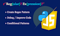 solve regular expression pattern problem in any language